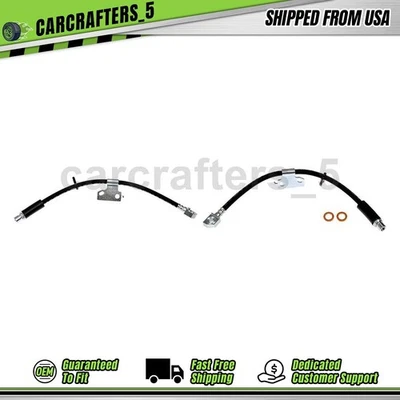 2 mangueras hidráulicas de freno delantero para Ford Expedition 2015-2017 3,5 L Foto 1 de 4