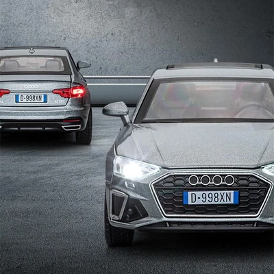 Coche de juguete fundido a presión Audi A4 1:32 2024 - Modelo de aleación con sonido y luz, regalo Foto 1 de 4