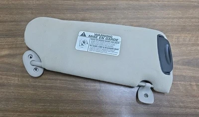 Quebra-sol 1996-2003 Dodge Grand Caravan LH lado do motorista tecido cinza fabricante de equipamento original - Imagem 1 de 4