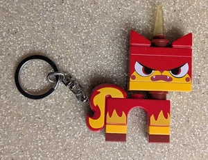 The Lego Movie: Angry Unikitty Keychain unicorn cat - Picture 1 of 2