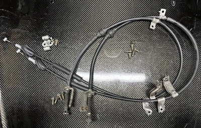 Juego de cables de freno de estacionamiento de emergencia 94-01 Acura Integra 92-95 Honda Civic L&R OEM Foto 1 de 4
