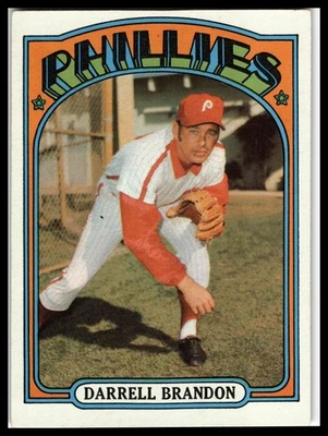 1972 Topps #283 Darrell Brandon - Image 1 of 2