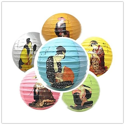 THY COLLECTIBLES 6 Pcs Oriental Chinese Japanese Festival Party Celebration Hom