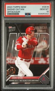 SHOHEI OHTANI 2023 Topps Now #OS-16 2023 MVP LA ANGELS PSA 10 💎 💎 💎  - Picture 1 of 2