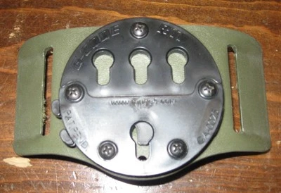 G-CODE RTI wheel 2" belt slide holster adapter mount OD green kydex waist  - Image 1 of 2