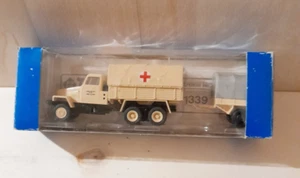 1:87 MAN 5 to Red Cross with trailer - Roco HO 1339 - in original box - Foto 1 di 3