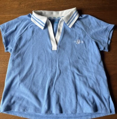 Prince Pickleball Polo Cuello Recortado Talla XS Azul y Blanco  Foto 1 de 4