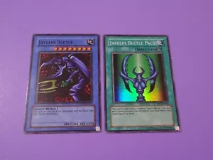 Yu-Gi-Oh! Javelin Beetle & Ritual PP01-EN013 PP01-EN012 súper raro - Imagen 1 de 11