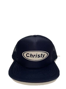 NEW Vintage CHRISTY Snapback Trucker Hat - Picture 1 of 8