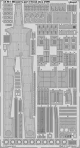 Eduard 53081 1/200 Ship - Bismarck Área Frontal Pt.2 para Trompetista - Imagen 1 de 1