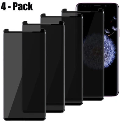 Pantalla de vidrio templado antiespía privacidad para Samsung Galaxy S8 S9 S10+ Note 8 9 10 Foto 1 de 4