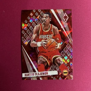 2023-24 Panini Phoenix Hakeem Olajuwon Red Ice ColorMatch #197 - Houston Rockets - Picture 1 of 6