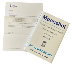 Moonshot Covid-19 Pfizer Nine-Month Race to Make the Impossible & Letter 1st Ed - Bild 1 von 16