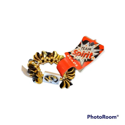 Mizzou Missouri Tigers Team Spirit Beads Bracelet Wrist Ankle Hair Cover