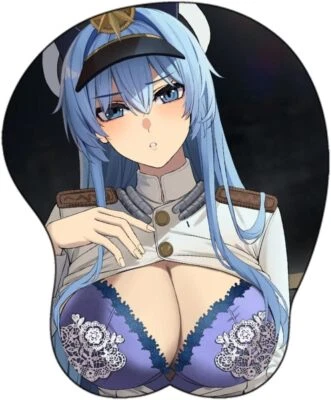 Anime Mouse pad Helm Anime Design 3D Ergonomic Mouse Pad with Wrist Rest – Soft - Image 1 of 4