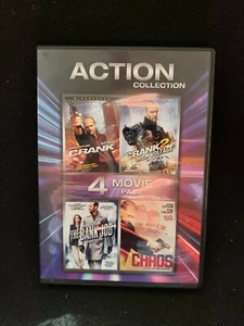 Jason Statham 4-DVD Collection - Crank - Crank 2 - Bank Job - Chaos - Great Cond - Picture 1 of 1