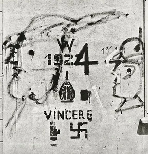 1944/84 Vintage IRVING PENN Italian War Wall Graffitis Photo Engraving Art 12x16 - Picture 1 of 1