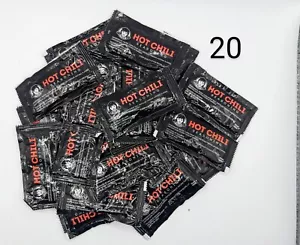 20 Packets Wendy's Hot Chili Seasoning Sauce - Picture 1 of 1