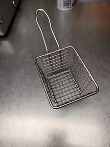 Mini French Fry Table Serving Basket Stainless Steel Commercial Residential - Picture 1 of 3