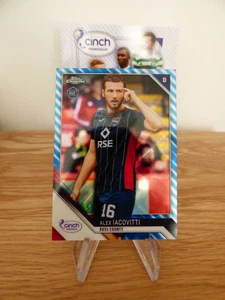 Topps Chrome SPFL 2021/2022 Ross County ALEX IACOVITTI Blue Tartan 041/125 Card - Picture 1 of 2