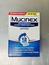 NEW Mucinex Maximum Strength 1200mg 12 Hour Extended Tablet - 42 Count