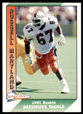 1991 Pacific Russell Maryland Rookie . #536 - Image 1 of 2