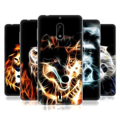 FUNDA HEAD CASE DESIGNS WILDFIRE GEL SUAVE PARA TELÉFONOS NOKIA 1 Foto 1 de 4