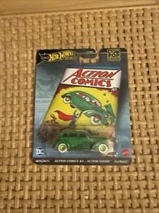 2024 HOT WHEELS PREMIUM POP ACTION COMICS #1  - ACTION SEDAN SUPERMAN - Picture 1 of 5