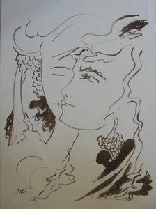 Bottari, Lorenzo Maria (1949- ). The Lovers. Study of two face profiles - Picture 1 of 1