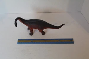 Soft Rubber Toy for Kids and Toddlers: Brontosaurus 12" Long by 6" Tall - Picture 1 of 5