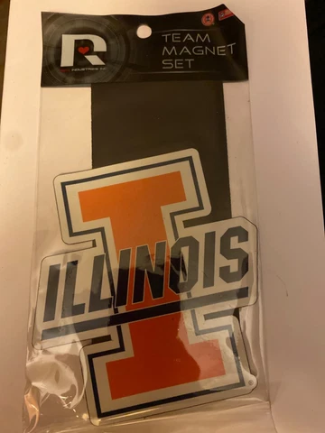 NEW Magnet set University of Illinois Fighting Illini Car Truck SUV fridge Cover