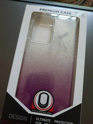 Funda Premium Ultimate Protection Design para Galaxy Note S20 Plus Plateada/Púrpura Foto 1 de 4