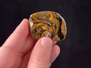 PIETERSITE Tumbled Crystal - Tigers Eye, Self Care, Healing Stones, 45782 - Picture 1 of 3