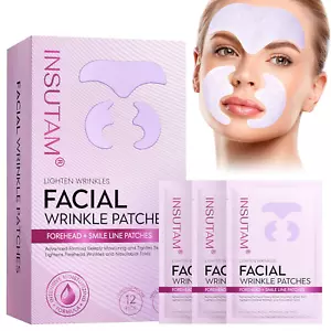 Forehead Wrinkle Patches for Anti-Wrinkles Overnight Face Wrinkles to Lift Smile - Picture 1 of 1