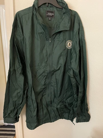 Oakland Athletics A’s MLB G-III Full-Zip Windbreaker Jacket Mens XXL Cover