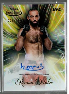 2024 Topps Gold Label UFC Surging Signatures #SGSROD Roman Dolidze Auto/299 - Imagen 1 de 1