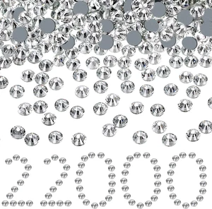 22000 Pcs Crystal Hotfix Rhinestone Large Quantity Flat Back Crystals Nail  - Picture 1 of 12