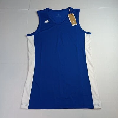 Camiseta sin mangas Adidas Next Prime camiseta de baloncesto para hombre M mediana entrenamiento azul blanco Foto 1 de 4