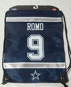 Tony Romo #9 Dallas Cowboys Jersey Back Pack/Sack Drawstring gym Bag - Picture 1 of 1