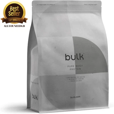 Bulk Pure Whey Protein Powder Shake, CHOOSE FLAVOUR, 1-5kg FREE & FAST SHIPPING!