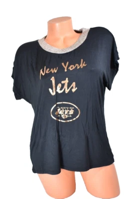 Camiseta oficial del equipo de los New York Jets de la NFL para jóvenes con estampado cursivo Talla XL NWT Foto 1 de 4