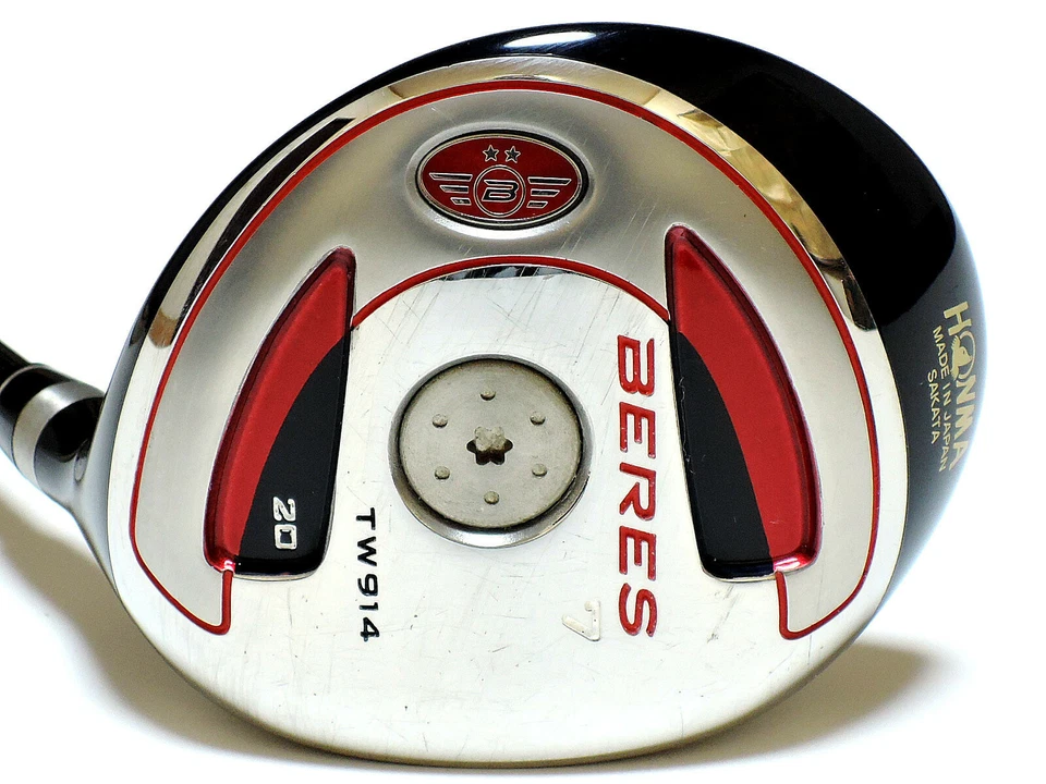 高尔夫球杆球道木杆 #7 HONMA BERES TW914 Flex-R Loft-20 2 星 — 第 1/4 张图片