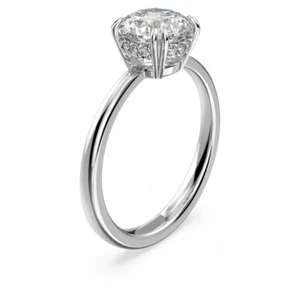 Anillo de cóctel Swarovski Constella blanco baño rodio - Bild 1 von 2