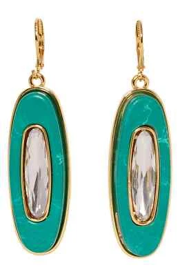 Pendientes colgantes de piedra ovalada Vince Camuto 275377 para mujer Foto 1 de 2
