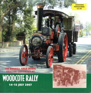 Woodcote Rally 2007 Program Steam Engine Tractors Burrell Commercial Vehicles ++ - Picture 1 of 3