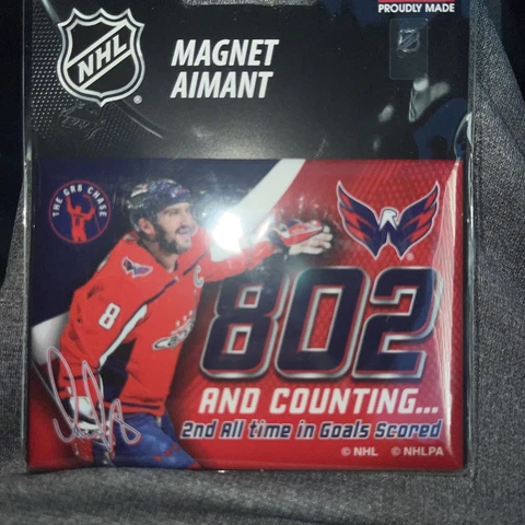 washington capitals alex ovechkin 802 and Counting Magnet Cover