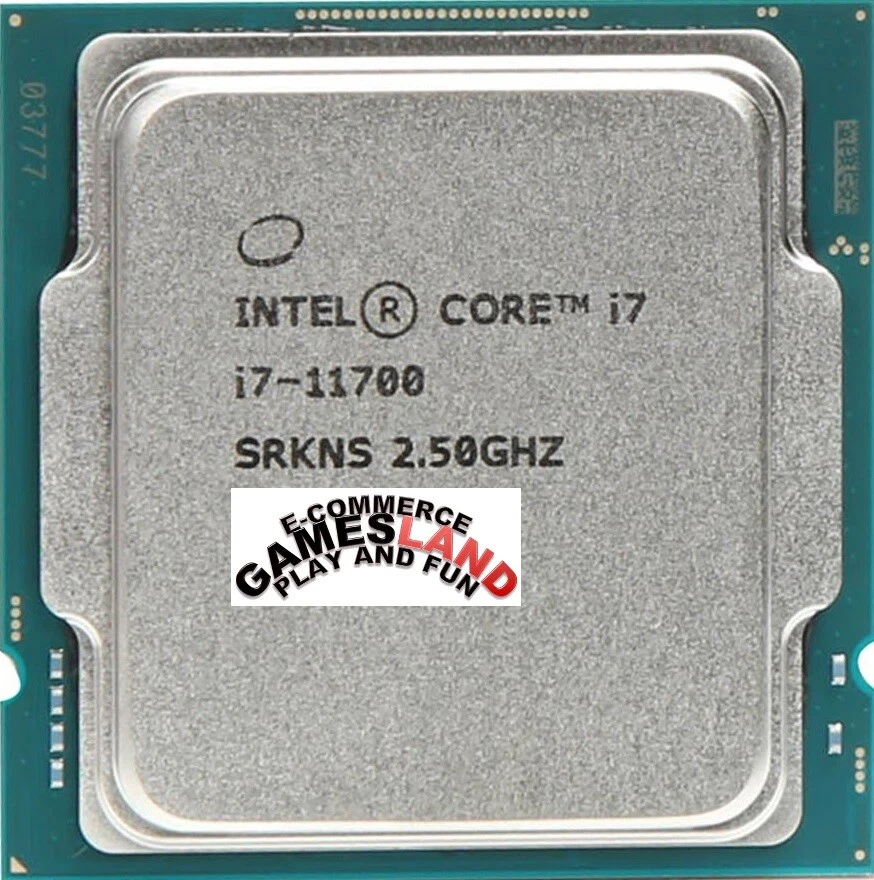 INTEL CORE i7-11700 8 CORE 2.50GHZ-4.90GHZ CPU TRAY SRKNS 11TH GEN. NUOVO - Immagine 1 di 1