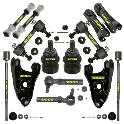 MOOG 14PCS Control Arm Ball Joint with Tie Rod End and Sway Set For Ford Mustang - Image 1 of 4