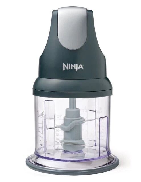 Ninja NJ100GR 16.0 Oz. Food Chopper ,Food Processor - Gray