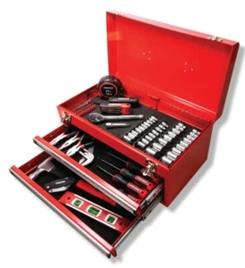 109-Piece Universal Homeowner Tool Set with Metal Storage Box - Picture 1 of 9